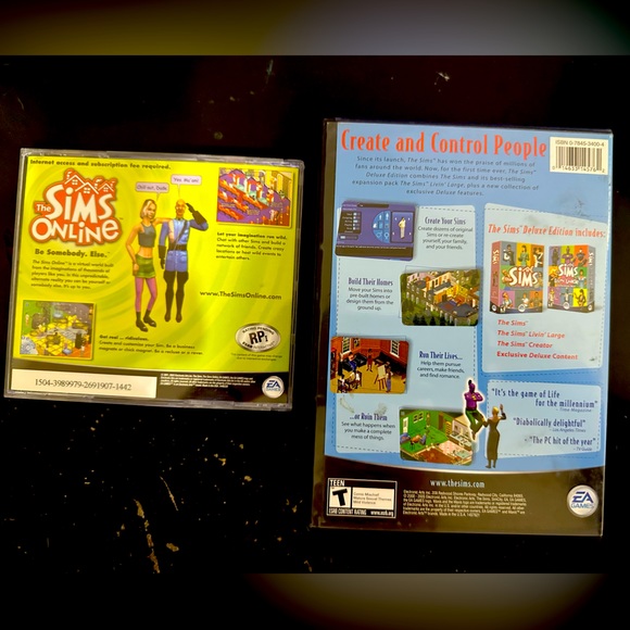 THE SIMS Deluxe Edition, THE SIMS Hot Date, THE SIMS Original (burned) - Picture 2 of 5